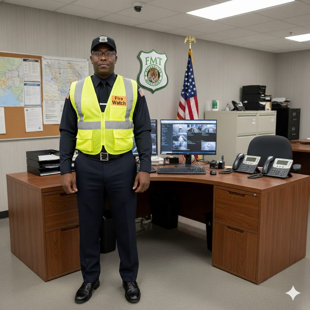 Fire watch monitoring control room
